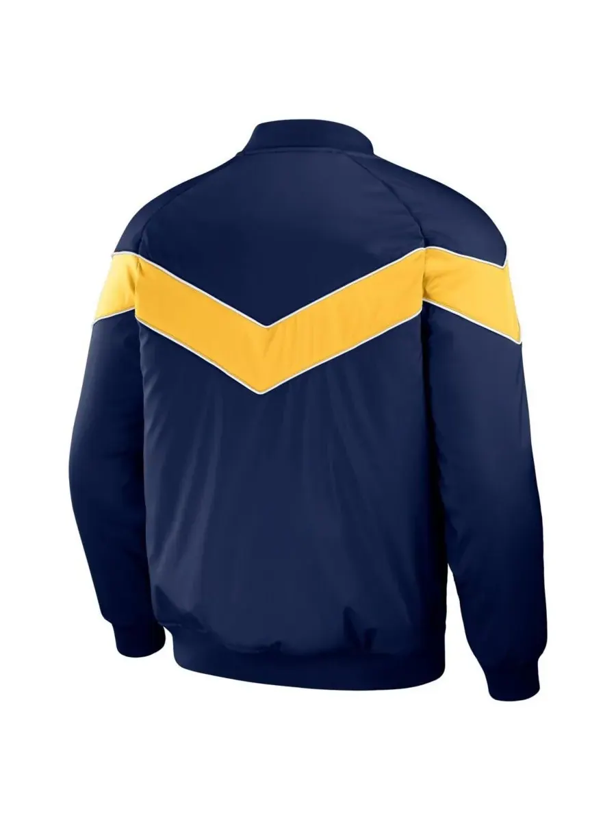 Fanatics Мужская куртка Darius Rucker Collection от Navy Milwaukee Brewers Baseball Raglan — изображение 2 из 3, темно-синий