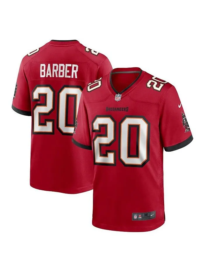 Мужская футболка Ronde Barber Red Tampa Bay Buccaneers для пенсионеров Nike — изображение 1 из 3, красный