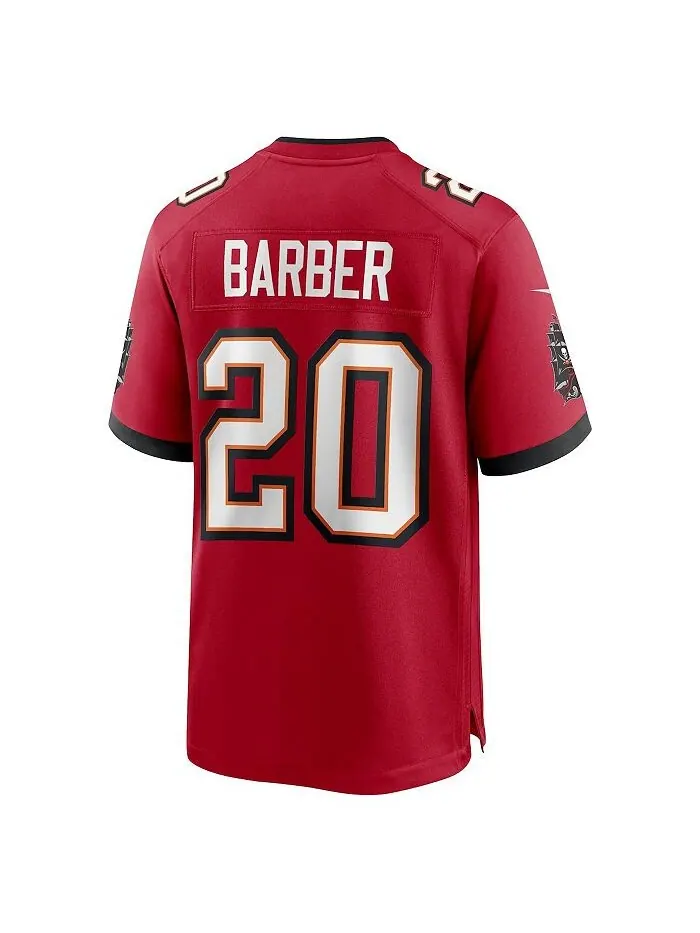 Мужская футболка Ronde Barber Red Tampa Bay Buccaneers для пенсионеров Nike — изображение 3 из 3, красный