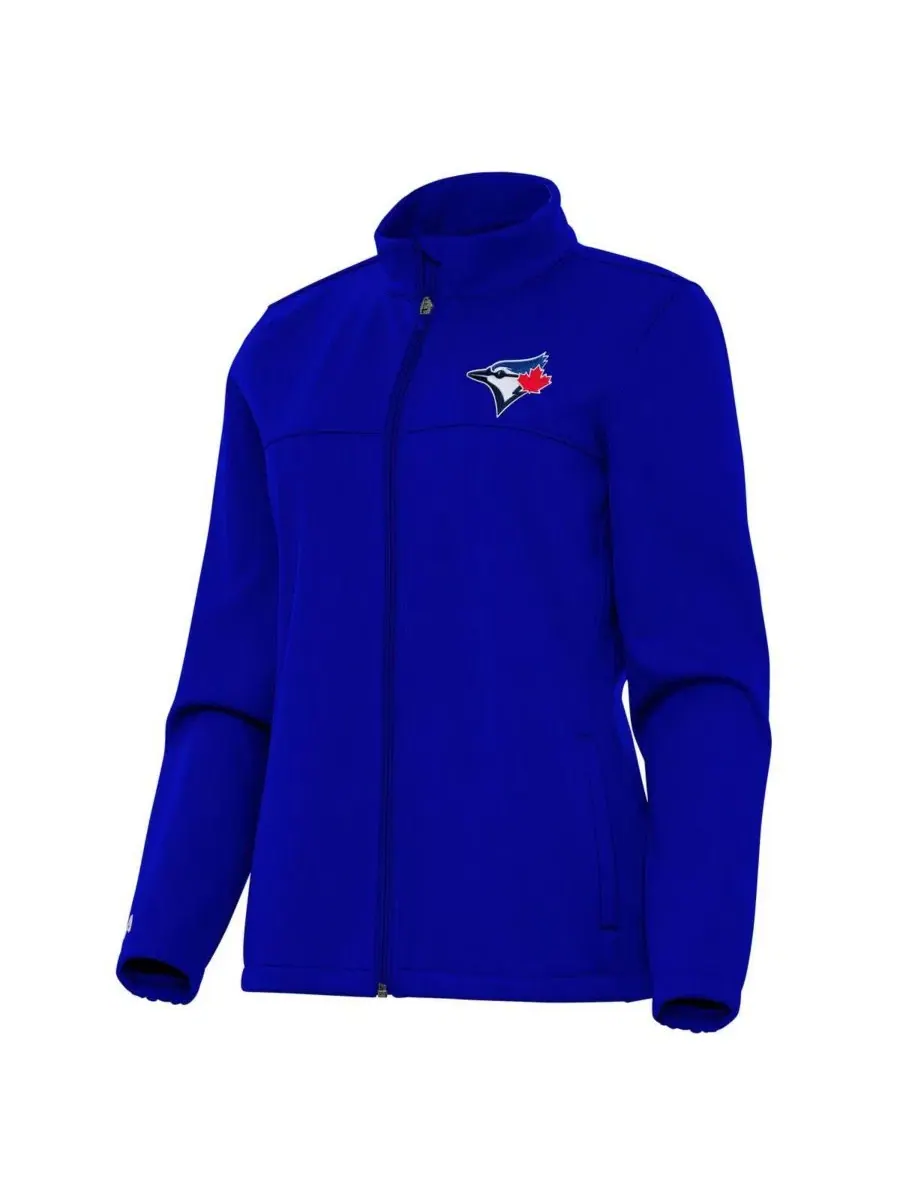 Женская куртка Royal Toronto Blue Jays Links 2 Golf на молнии Antigua — изображение 1 из 1, королевский