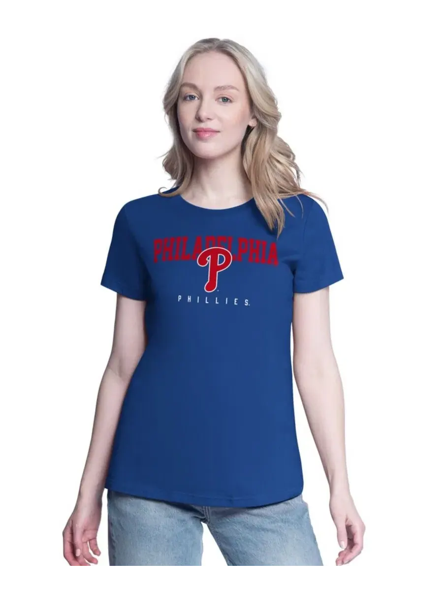 Комплект из двух женских футболок Philadelphia Phillies красного/королевского цвета G-Iii 4Her By — изображение 8 из 9