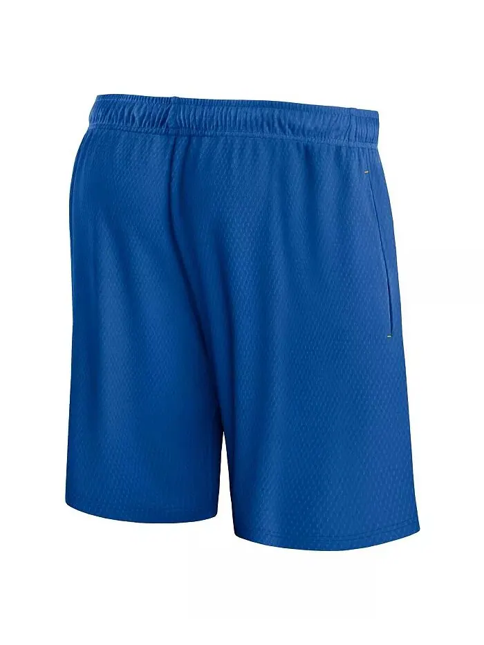 Мужские шорты Royal Golden State Warriors Post Up Mesh Fanatics — изображение 2 из 3