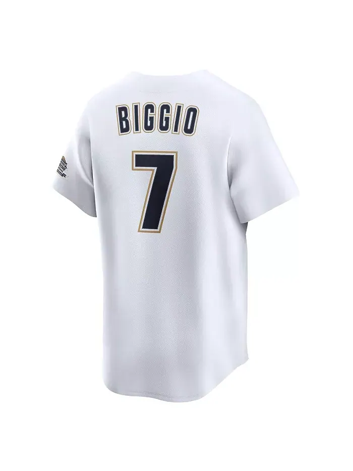 Мужская белая ретро-джерси Houston Astros Craig Biggio из коллекции Cooperstown Limited Nike — изображение 3 из 3
