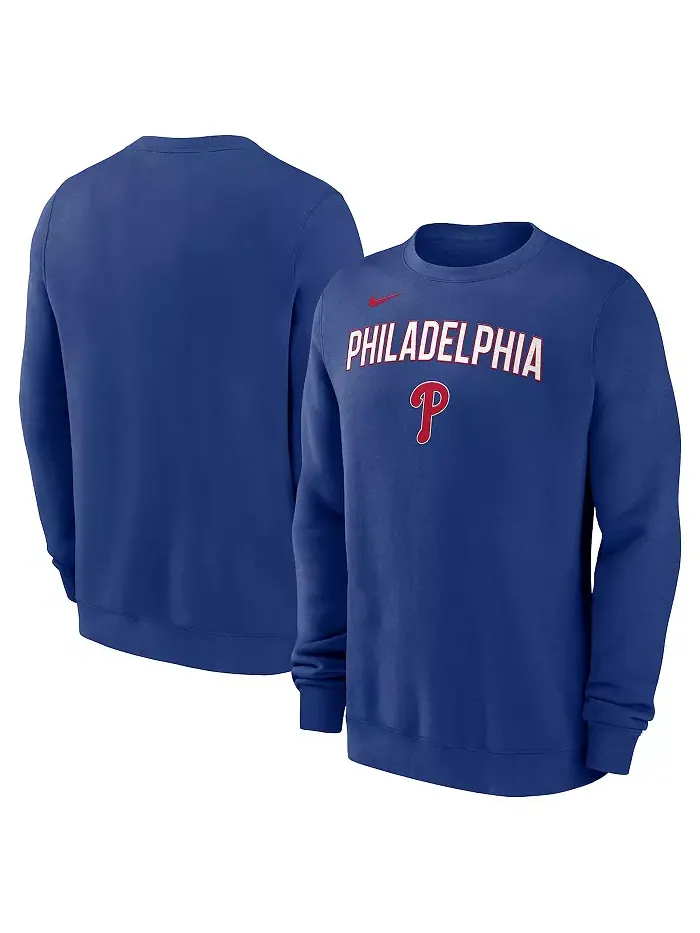 Мужской свитшот Royal Philadelphia Phillies Nike — изображение 1 из 3