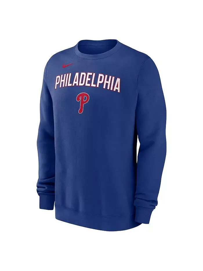 Мужской свитшот Royal Philadelphia Phillies Nike — изображение 2 из 3