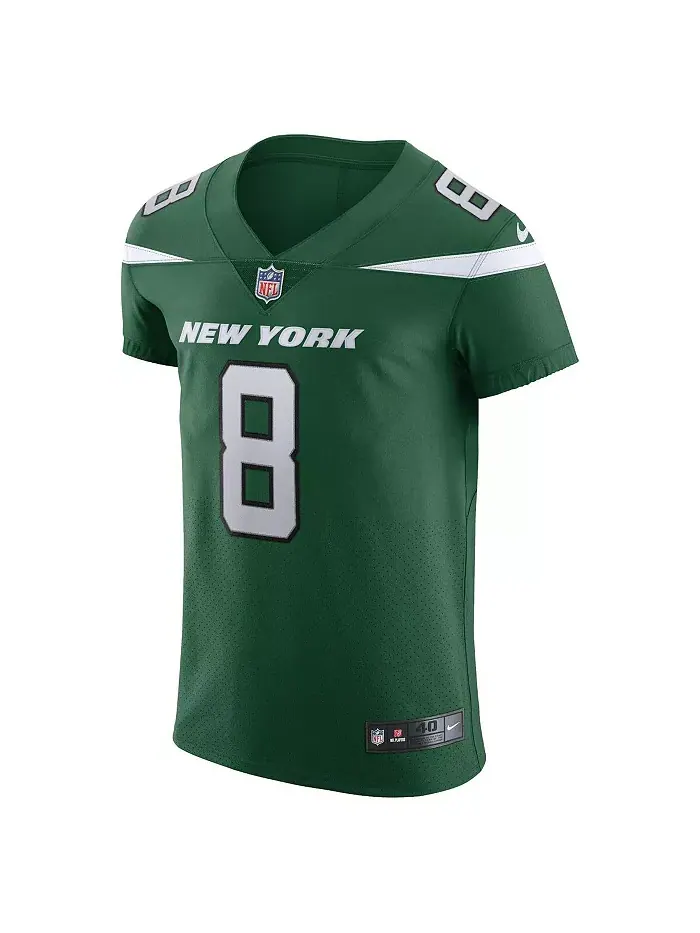 Мужская альтернативная элитная футболка New York Jets Vapor F.U.S.E. Aaron Rodgers в цвете Gotham — изображение 2 из 3
