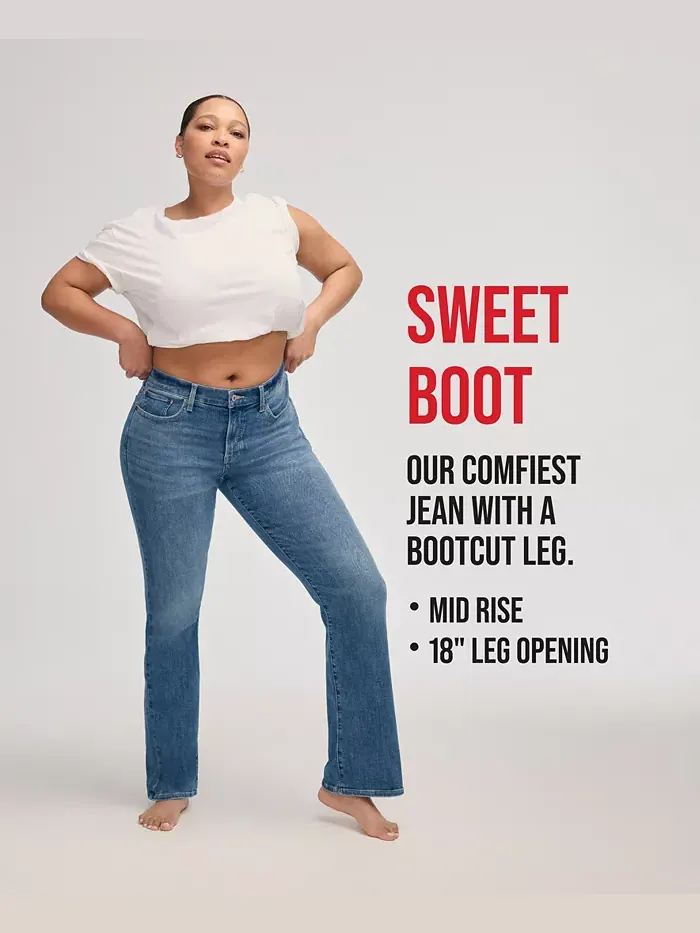 Женские джинсы Sweet Bootcut средней посадки Lucky Brand — изображение 6 из 6