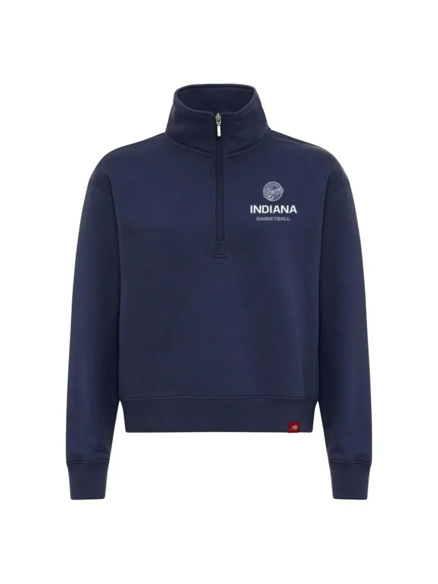 Женский пуловер с четверть-застежкой Marant Athletic Club Collection Sportiqe — изображение 3 из 3, синий