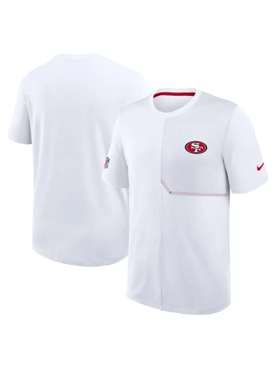 Футболка Nike с принтом San Francisco 49ers — изображение 1 из 3, белый