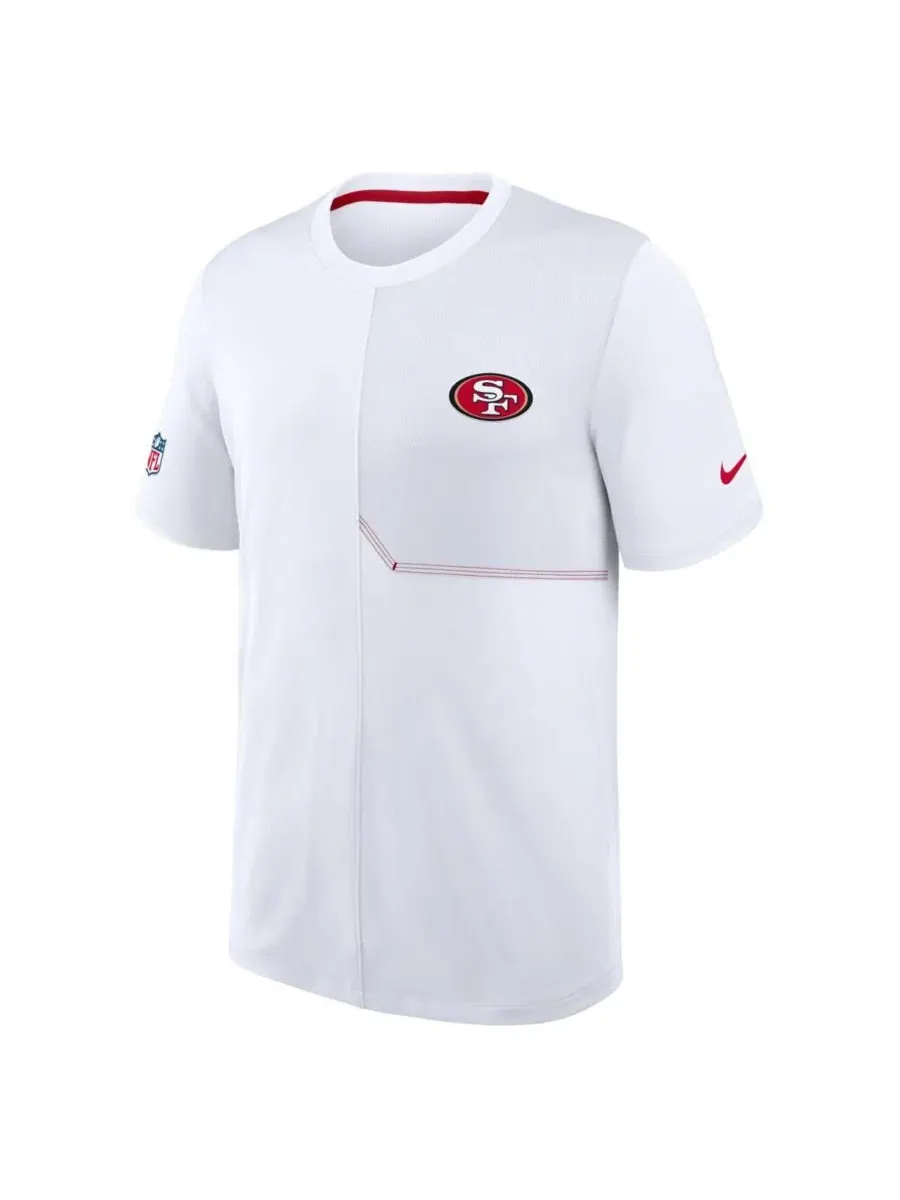 Футболка Nike с принтом San Francisco 49ers — изображение 2 из 3, белый