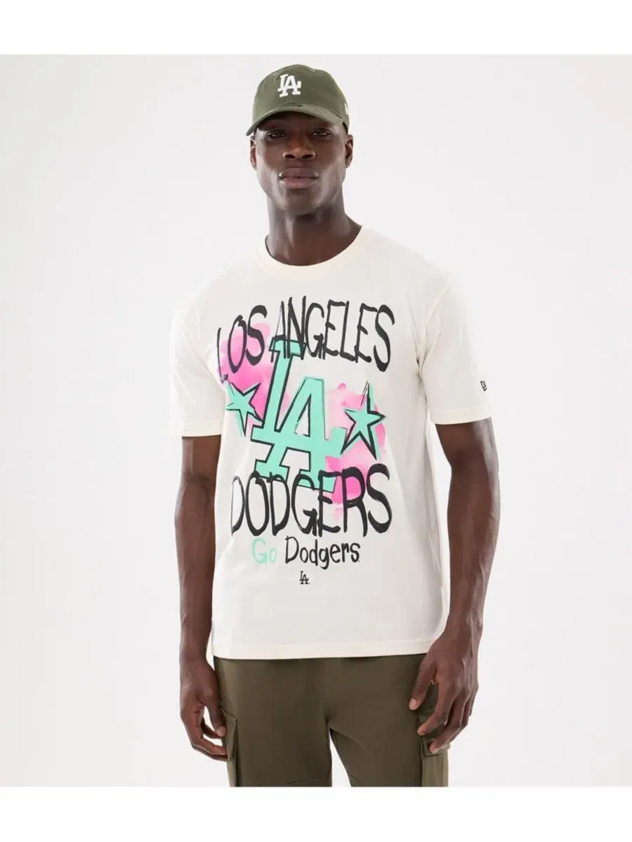 Футболка с принтом New York Yankees Lifestyle Punk Core New Era — изображение 1 из 4, бежевый