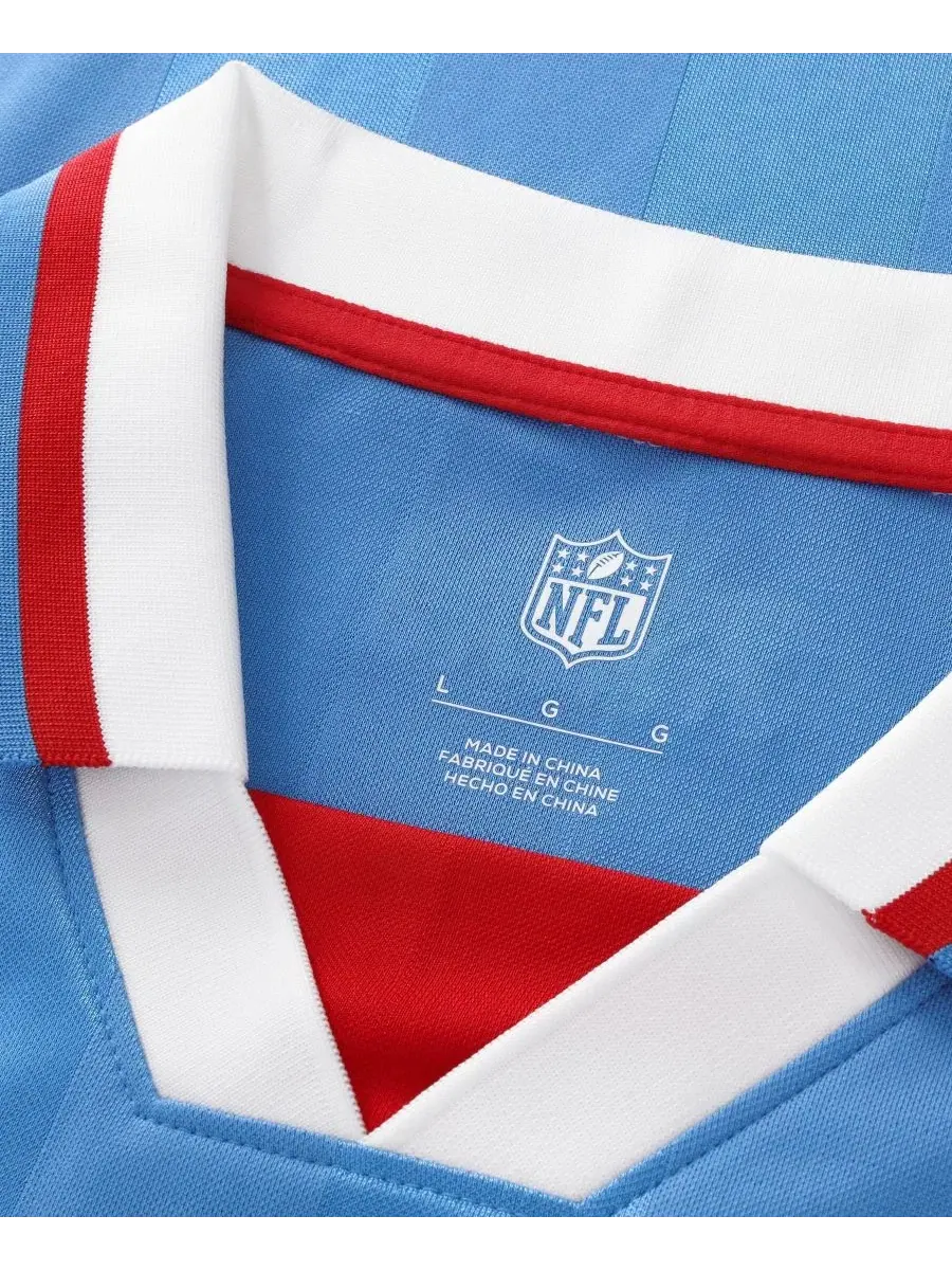 Футболка-поло с V-образным вырезом Tennessee Titans Football x Football Fanatics — изображение 2 из 5, темно-синий