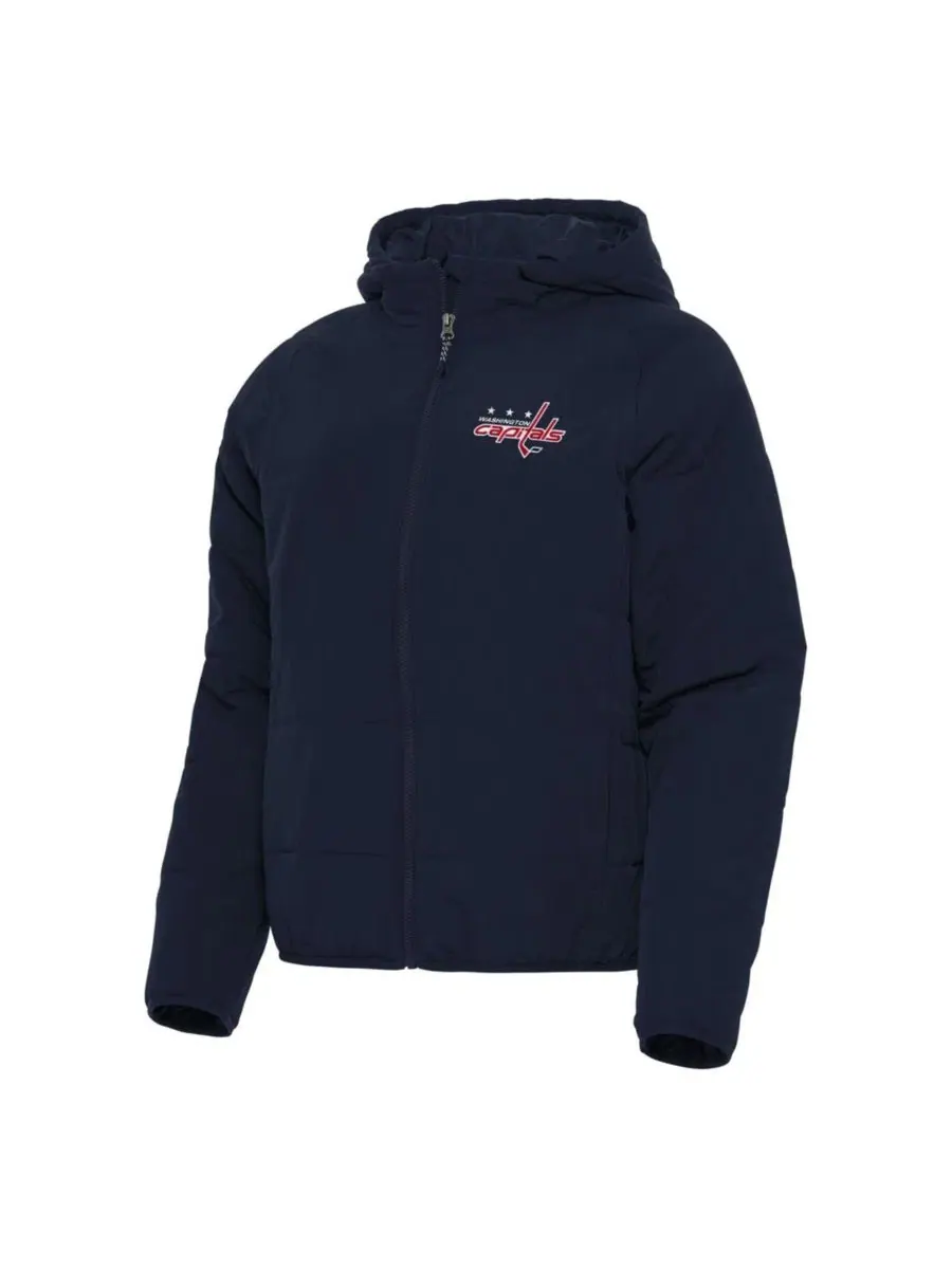 Женская куртка-пуховик с капюшоном Universe Full-Zip Navy Antigua — изображение 1 из 1, темно-синий