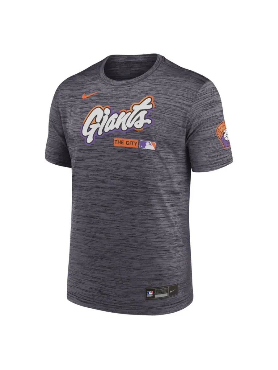 Футболка Dri-FIT с принтом City Connect Velocity Authentic Collection Nike — изображение 2 из 3, черный