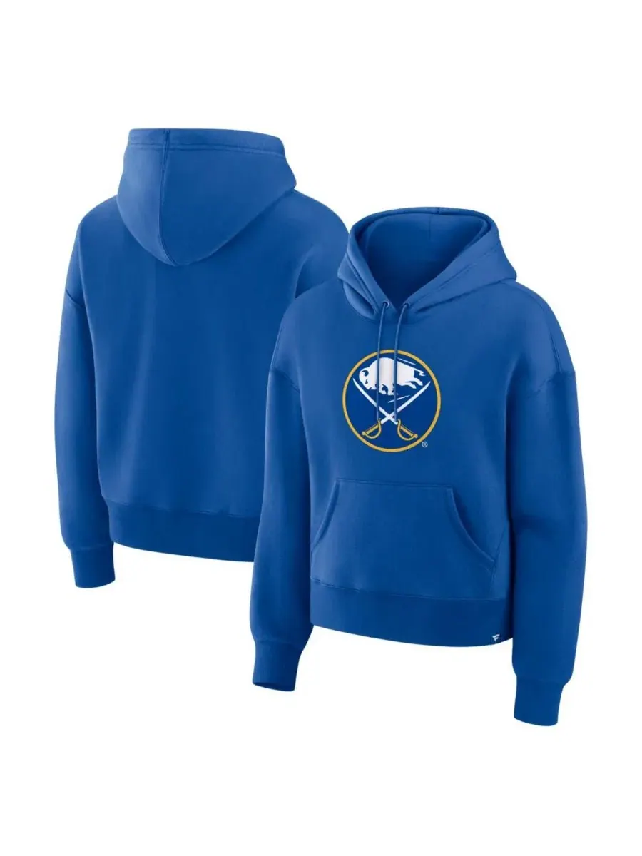 Худи с длинным рукавом с капюшоном Buffalo Sabres Fanatics — изображение 1 из 3, королевский