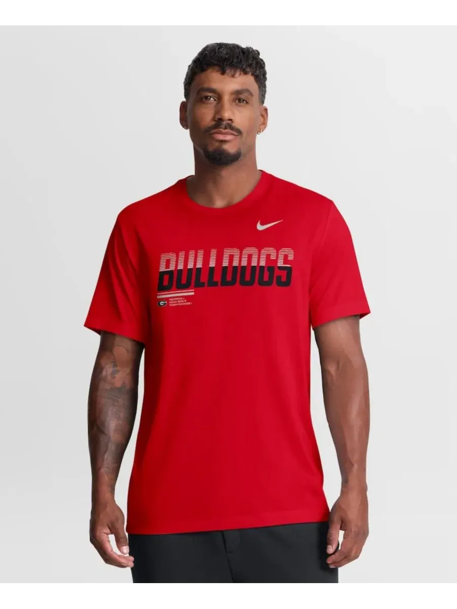 Футболка мужская с длинным рукавом Dri-FIT Sideline Legend Nike — изображение 1 из 3, красный