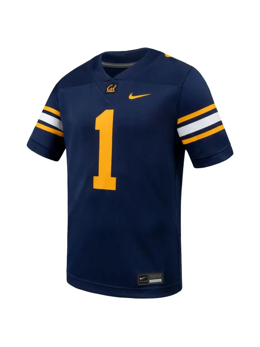 Nike Мужская темно-синяя реплика игровой майки Cal Bears "Untouchable" — изображение 3 из 3, темно-синий