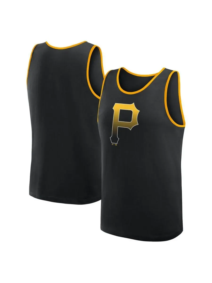 Logo Athletic Мужская черная майка Pittsburgh Pirates Unmatched Success — изображение 1 из 3, черный