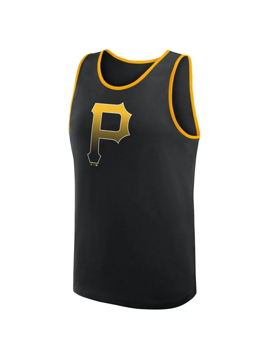 Logo Athletic Мужская черная майка Pittsburgh Pirates Unmatched Success — изображение 3 из 3, черный