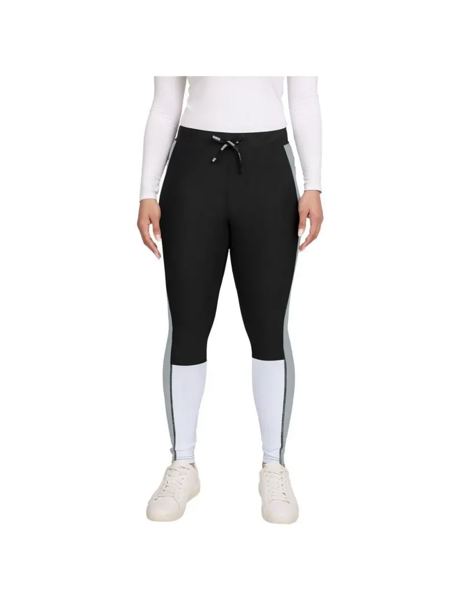 Женские леггинсы Las Vegas Raiders с цветными блоками WEAR by Erin Andrews — изображение 2 из 5, черный серый