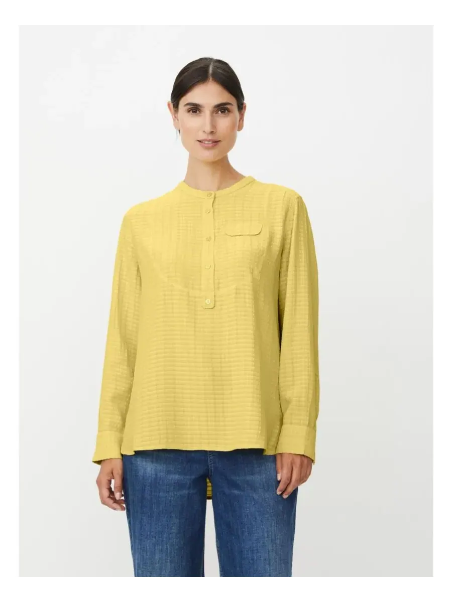 Женская блузка Drystan с длинными рукавами и круглым вырезом Masai Copenhagen, Muted Lime — изображение 1 из 8