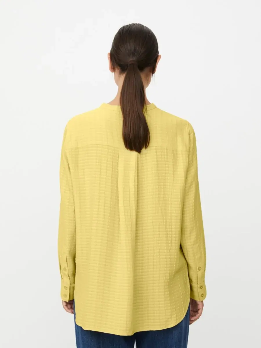 Женская блузка Drystan с длинными рукавами и круглым вырезом Masai Copenhagen, Muted Lime — изображение 2 из 8