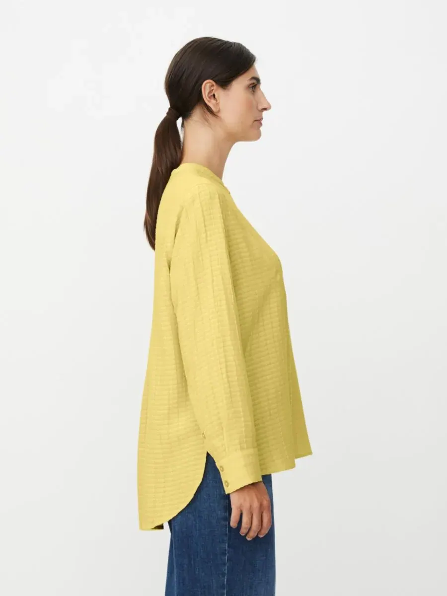 Женская блузка Drystan с длинными рукавами и круглым вырезом Masai Copenhagen, Muted Lime — изображение 3 из 8
