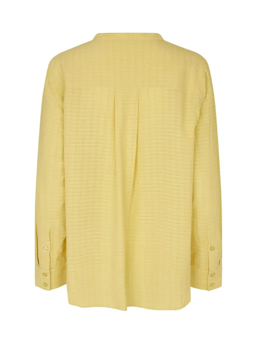 Женская блузка Drystan с длинными рукавами и круглым вырезом Masai Copenhagen, Muted Lime — изображение 5 из 8