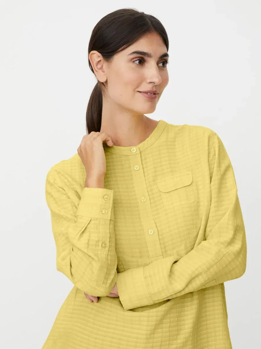 Женская блузка Drystan с длинными рукавами и круглым вырезом Masai Copenhagen, Muted Lime — изображение 6 из 8