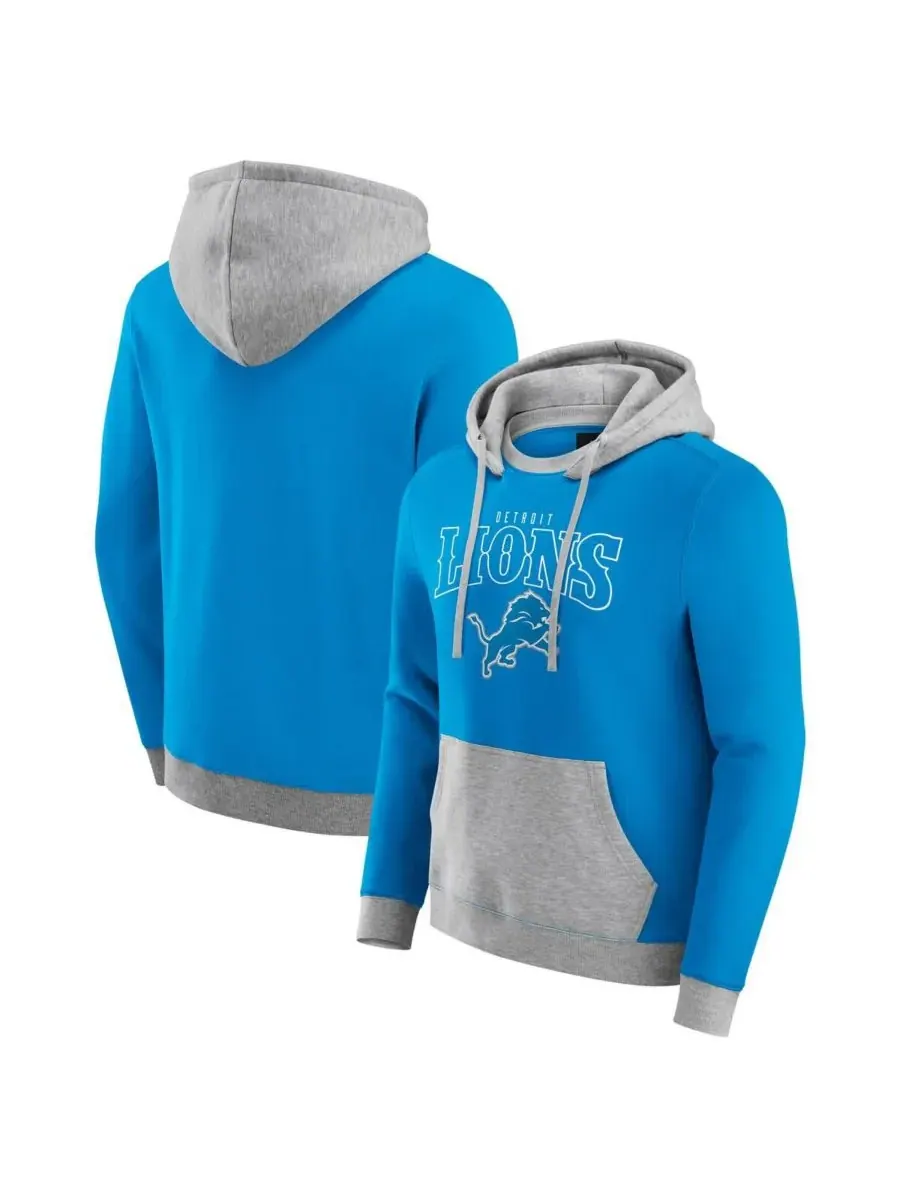 Fanatics Мужская синяя толстовка тренера команды Detroit Lions из коллекции Darius Rucker — изображение 1 из 3, синий