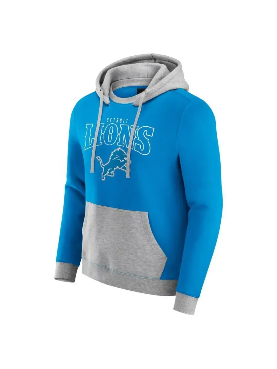 Fanatics Мужская синяя толстовка тренера команды Detroit Lions из коллекции Darius Rucker — изображение 3 из 3, синий