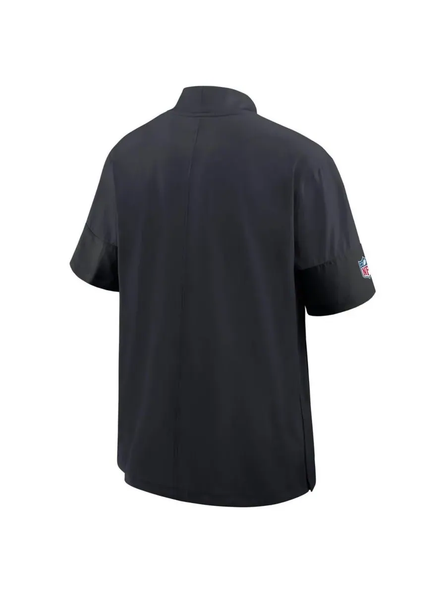 Nike Мужская темно-синяя спортивная куртка Houston Texans Sideline с коротким рукавом и — изображение 3 из 3, темно-синий