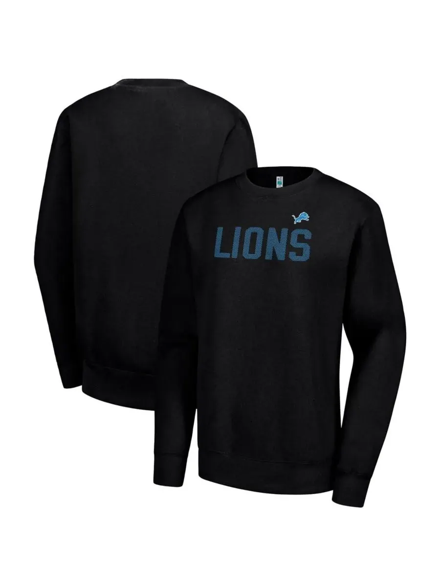 G-III 4Her by Carl Banks Женская черная флисовая толстовка с принтом в горошек команды Detroit Lions — изображение 1 из 3