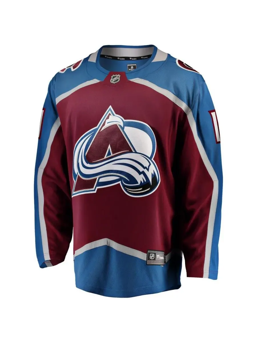 Fanatics Мужская домашняя футболка Brock Nelson цвета бордо, Colorado Avalanche Breakaway — изображение 2 из 3, бордовый
