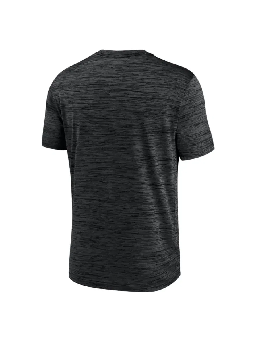 Мужская черная футболка Los Angeles Dodgers Velocity Dri-FIT Nike — изображение 2 из 5, черный