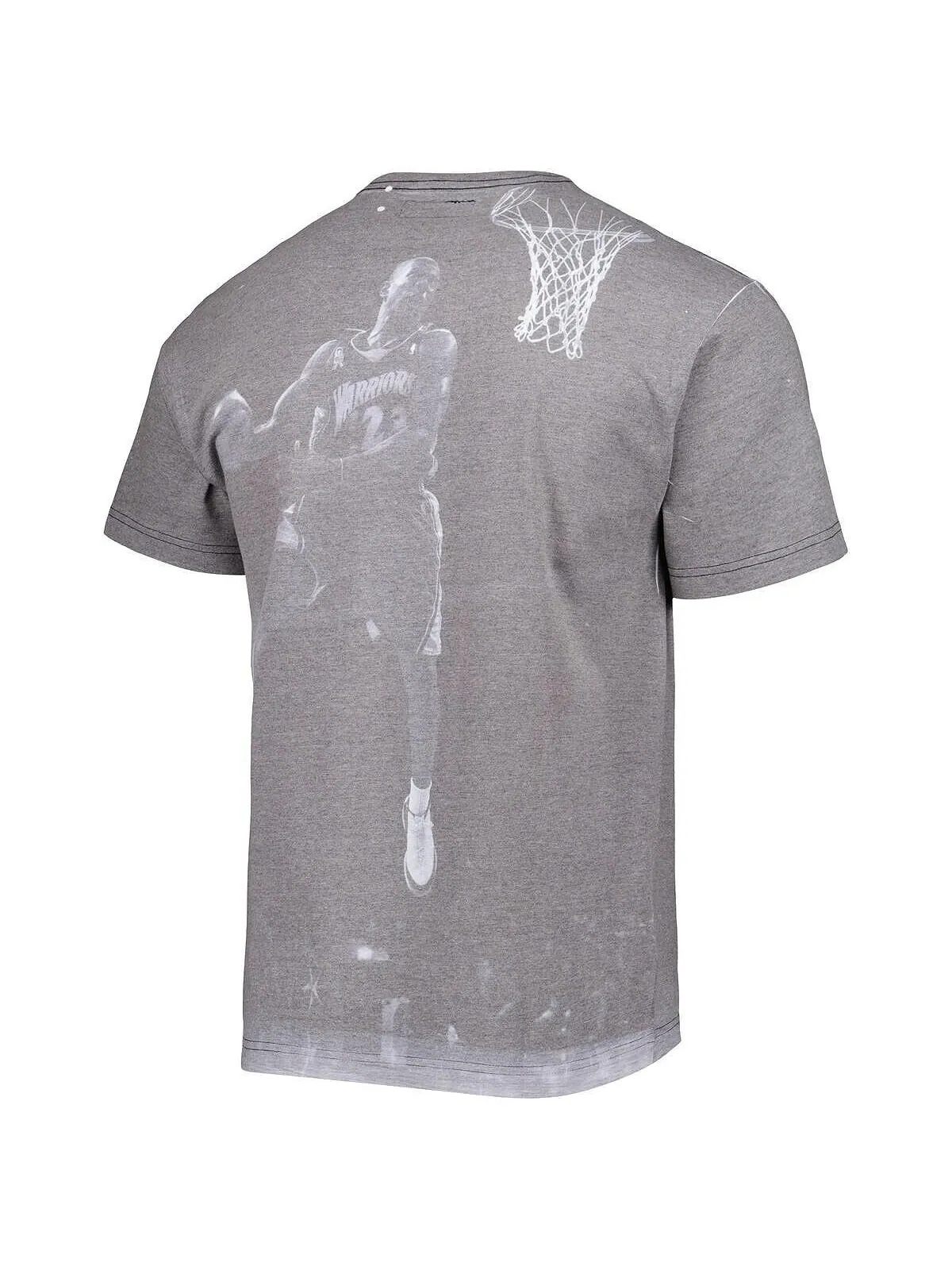 Мужская футболка jason richardson grey golden state warriors above the rim с сублимацией Mitchell & — изображение 3 из 3