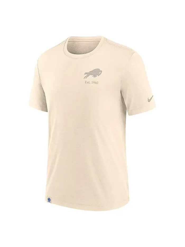 Мужская футболка Buffalo Glory Tri-Blend кремового цвета Nike — изображение 3 из 3