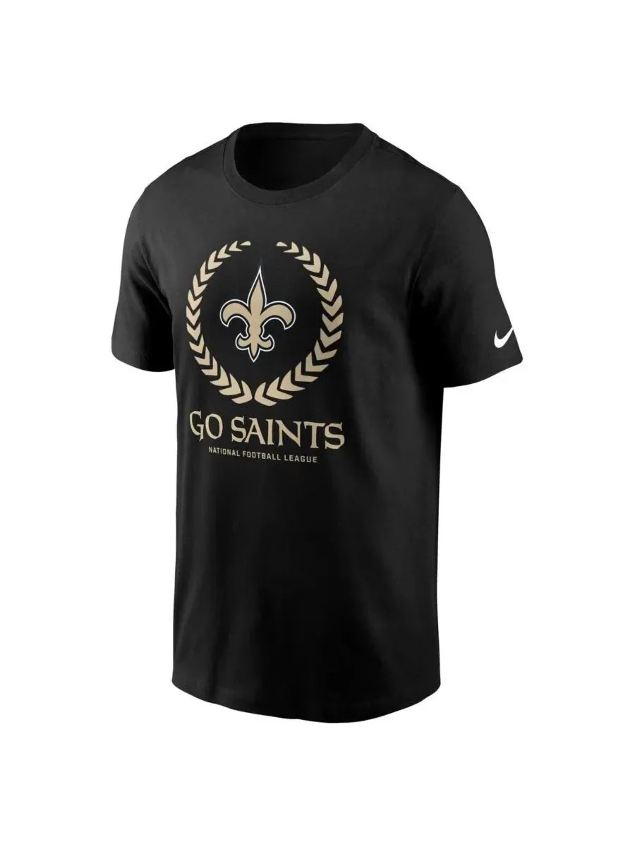 Nike Мужская черная футболка New Orleans Saints Primetime Local Essential — изображение 2 из 3, черный
