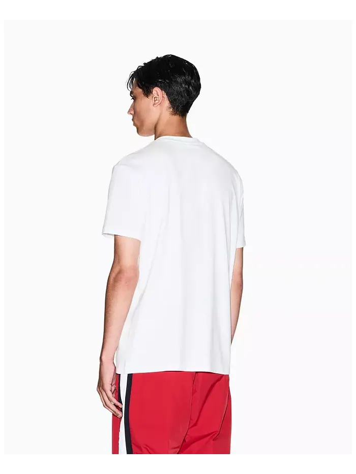 Мужская футболка с графическим принтом Grid Box Logo Badge A|X Armani Exchange — изображение 3 из 5