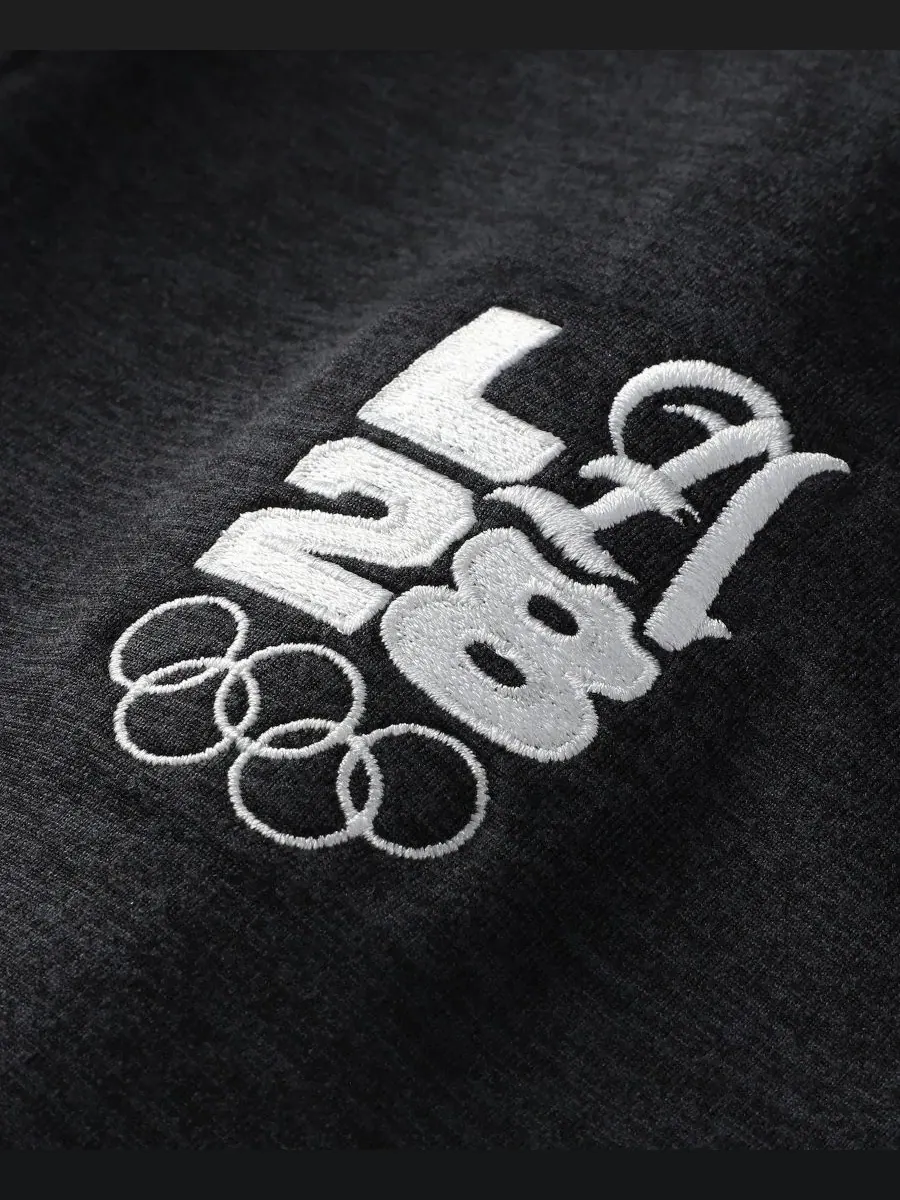 Пуловер Nike LA28 Summer Olympics Stride Raglan Dri-FIT half-zip — изображение 3 из 3, черный