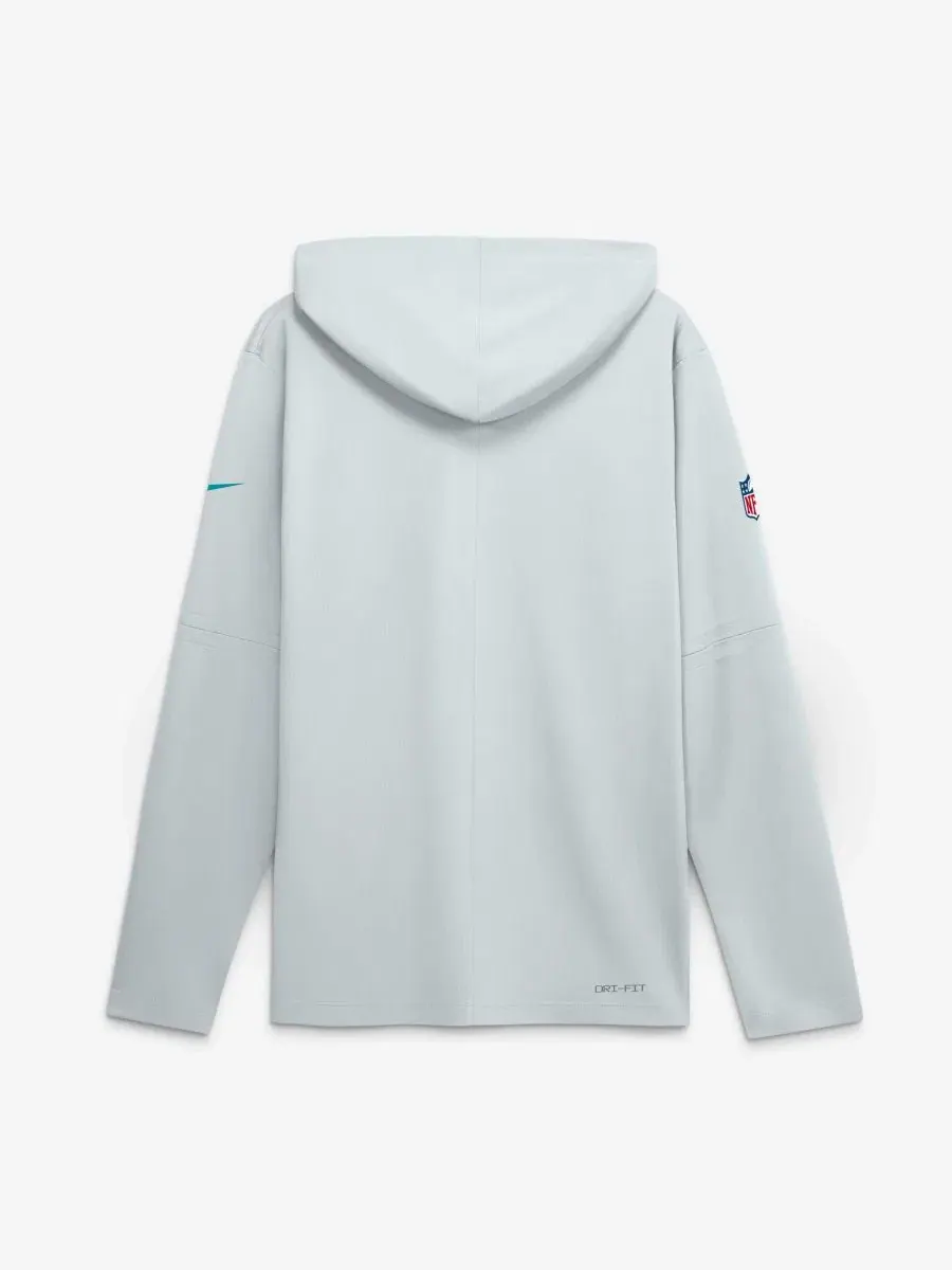 Худи с капюшоном с длинным рукавом, с технологией Dri-FIT — изображение 2 из 2, платиновый темно-серый