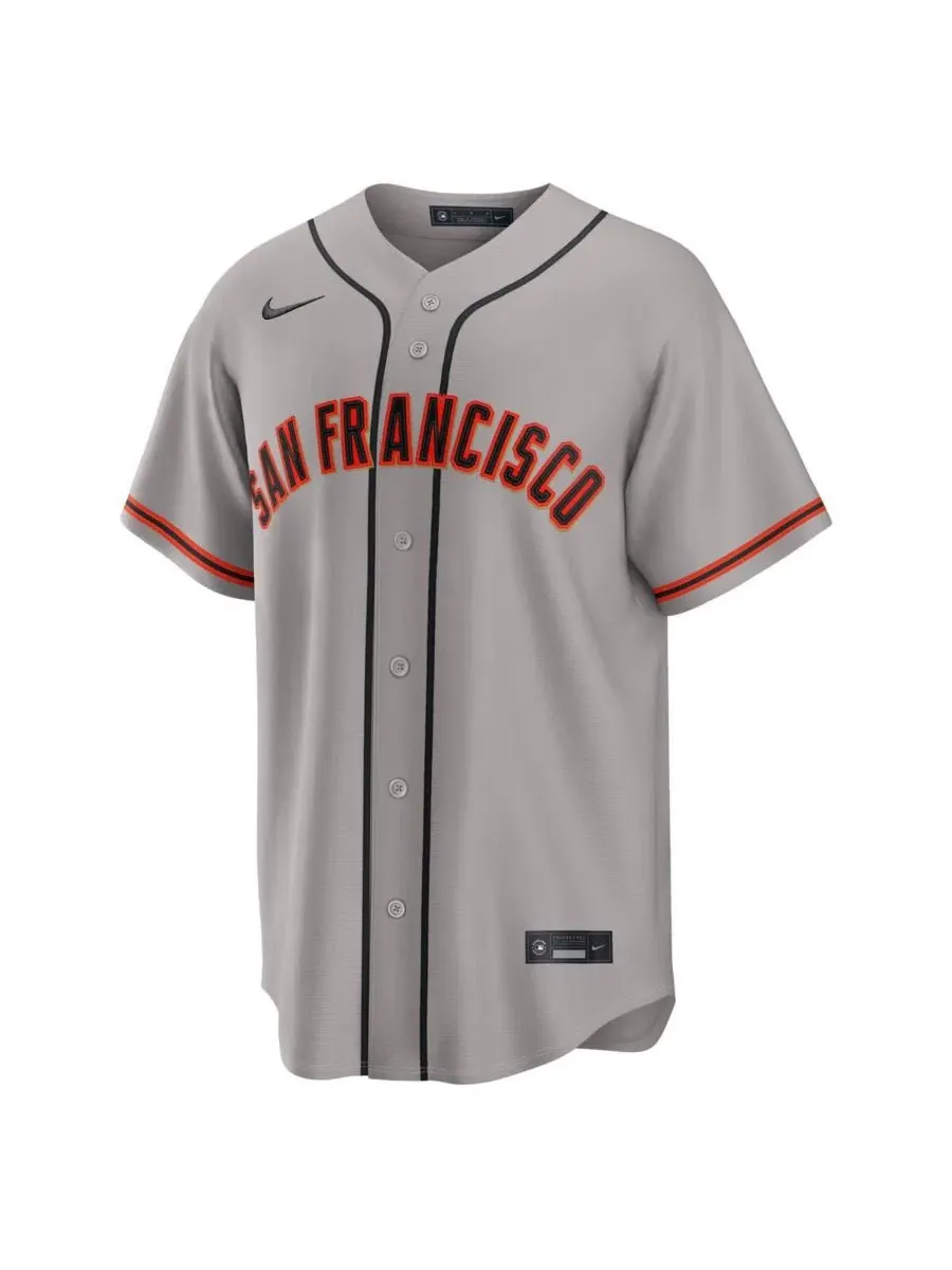 Мужская реплика джерси Nike San Francisco Giants Jung Hoo Lee — изображение 2 из 3, серый