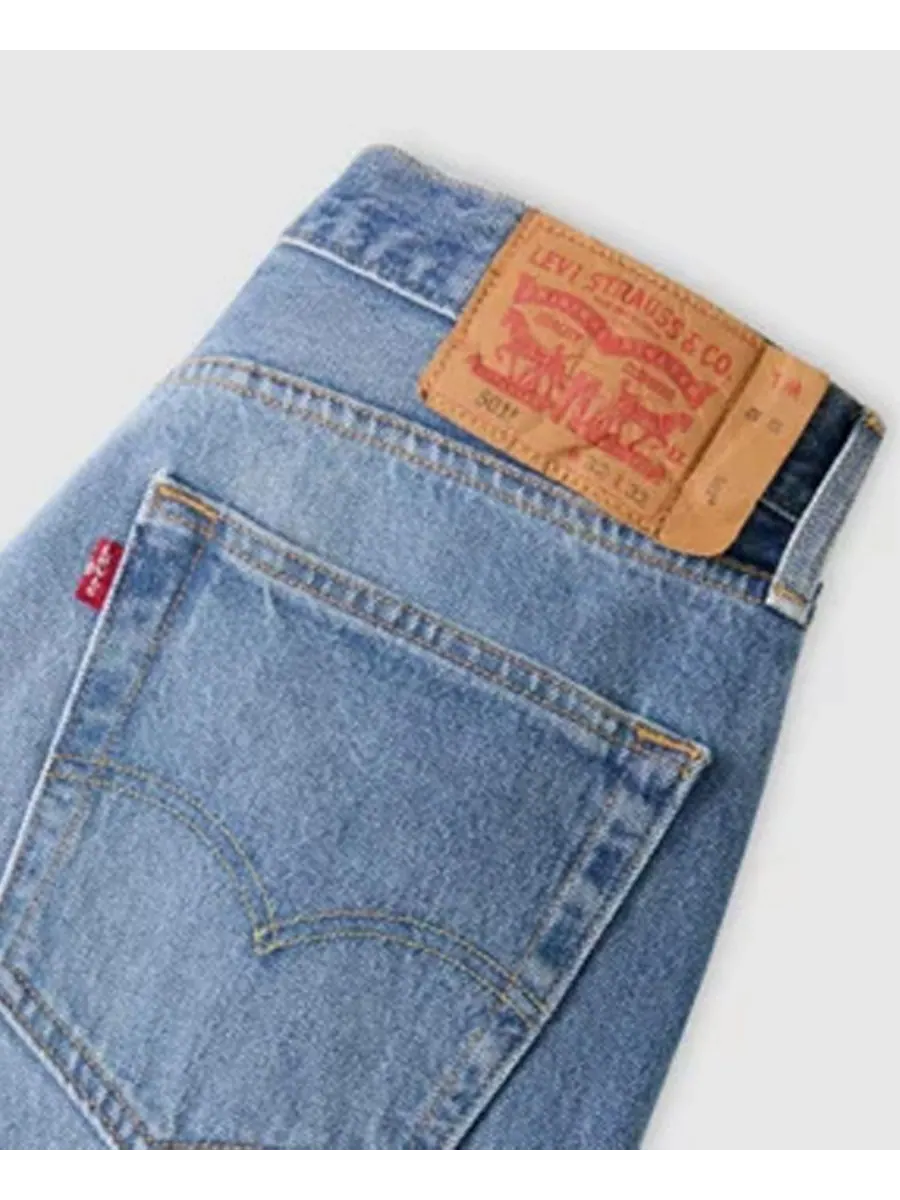 Мужские джинсы прямого кроя 501 в стиле 90-х Levi's, Road work — изображение 3 из 3