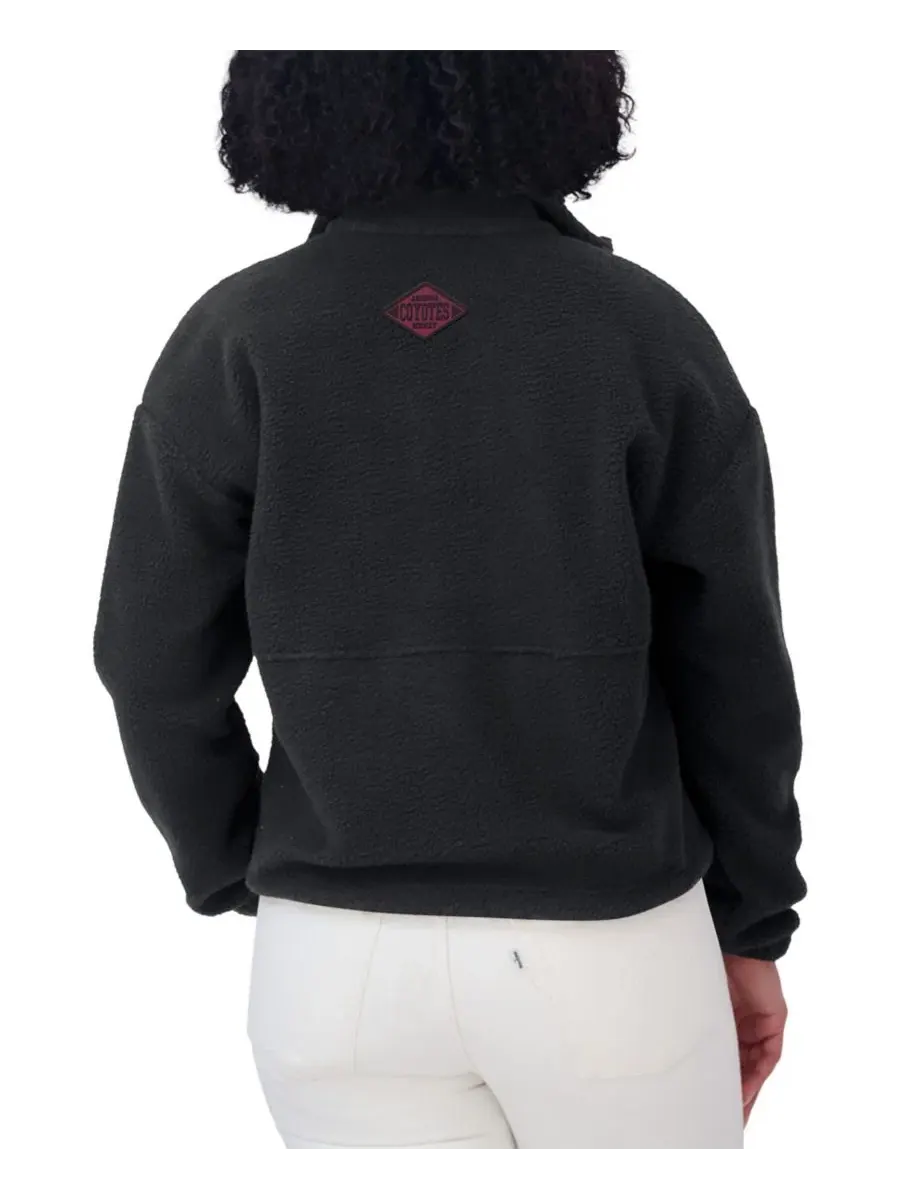 Женская куртка из поларфлиса с полузастежкой-молнией Arizona Coyotes WEAR by Erin Andrews — изображение 5 из 5, черный