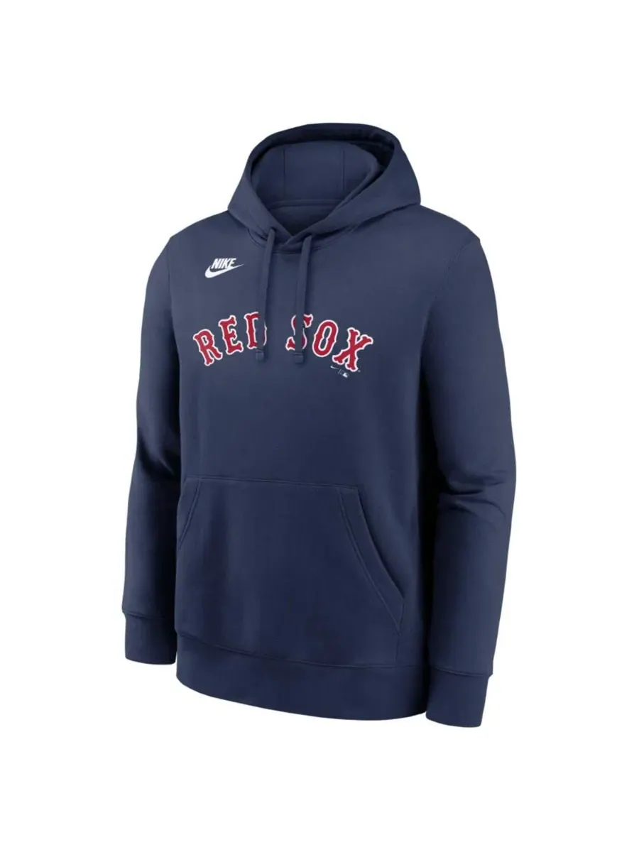 Худи с длинным рукавом с винтажным принтом Cooperstown Collection Wordmark Club Nike — изображение 2 из 2, темно-синий