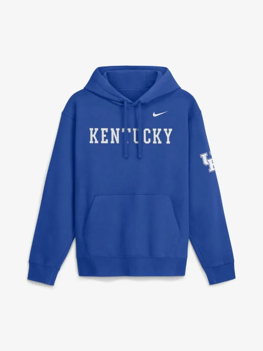 Худи Nike Kentucky Wildcats 2026 Sideline Club Fleece — изображение 1 из 2, королевский