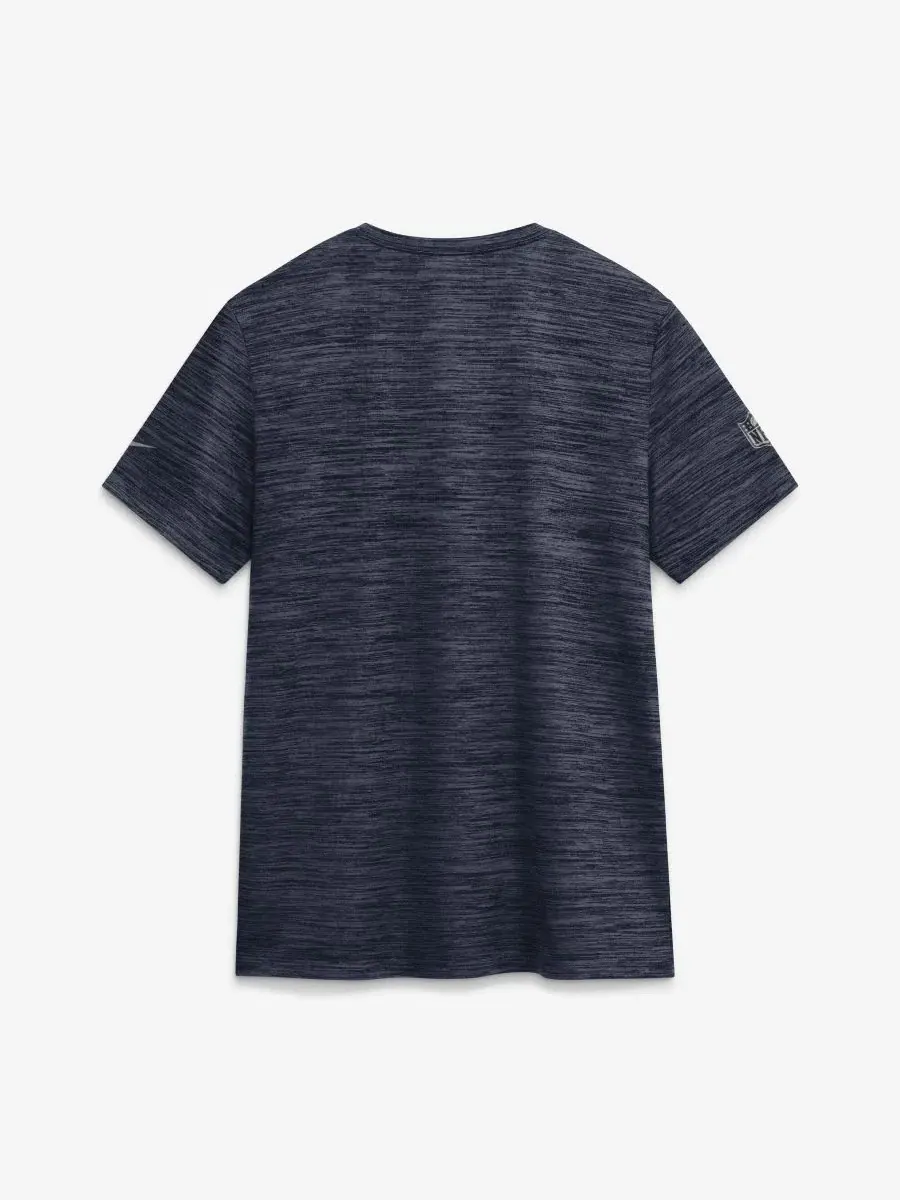 Футболка Nike Chicago Bears Sideline Velocity Dri-FIT — изображение 3 из 4, темно-синий