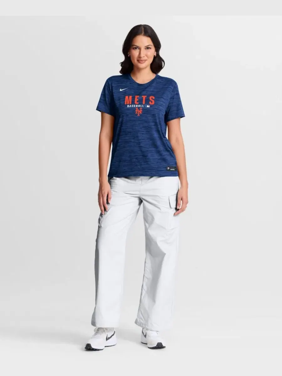 Футболка Nike Authentic Collection Velocity Dri-FIT с принтом, New York Mets — изображение 2 из 5, королевский