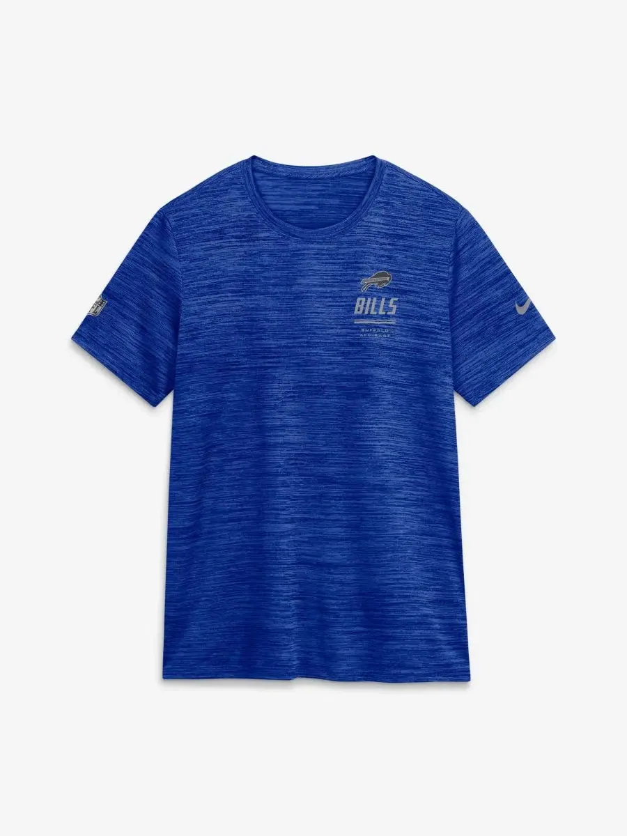 Футболка с длинным рукавом с принтом Sideline Velocity Dri-FIT Nike — изображение 2 из 4, королевский