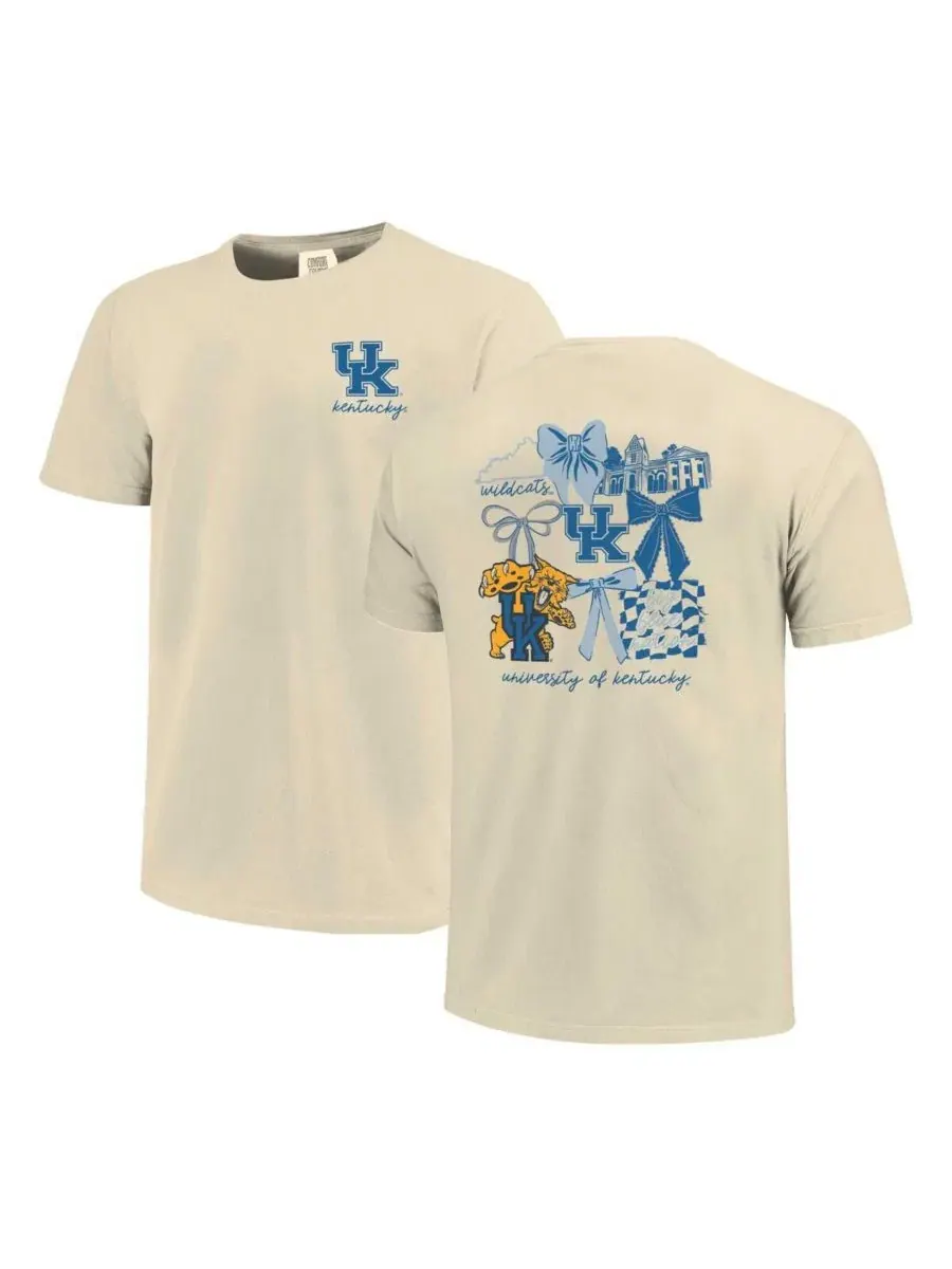 Футболка с принтом Kentucky Wildcats Comfort Colors Coquette Image One — изображение 1 из 3, прозрачный